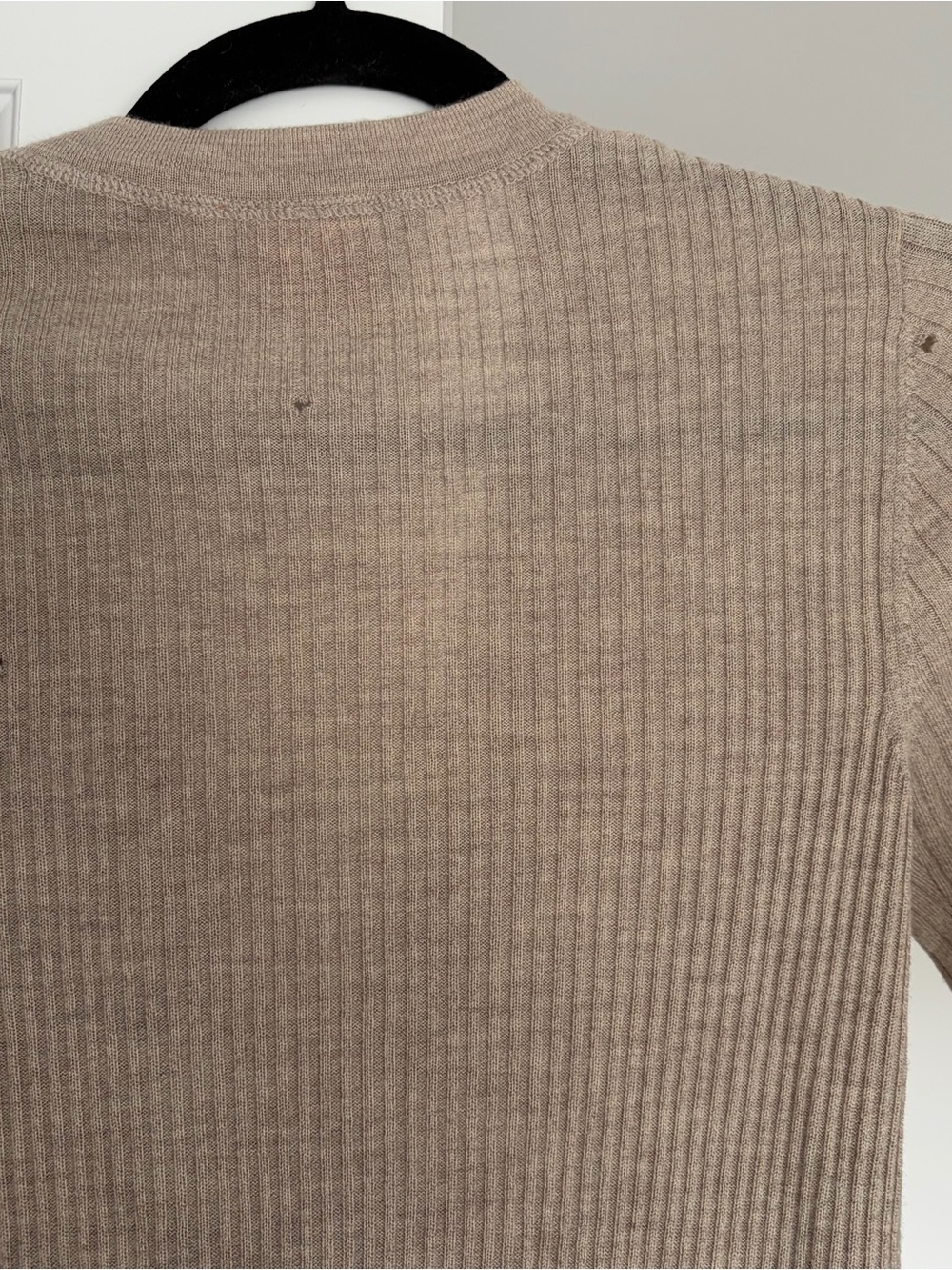 Tory Burch Ribbed Button Front Cardigan - Picture 5 of 5
